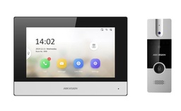 [DS-KIS302-P] KIT DE VIDEOPORTERO HIBRIDO HIKVISION