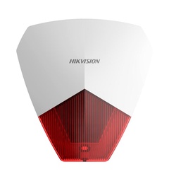 [DS-PS1-R] SIRENA CABLEADA CON LUZ ROJA HIKVISION